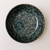Handmade Ceramic Large Bowl with Mottled Glaze – Deep Blue