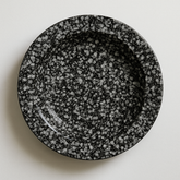 Handmade Ceramic Soup/Pasta Bowl with Black and White Speckles – Modern Design