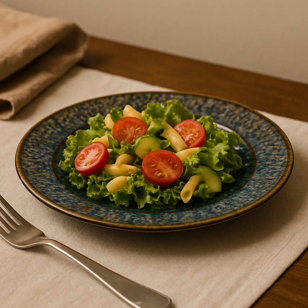 Handmade Ceramic Quarter Plate with Dark Blue Glaze – Textured Design