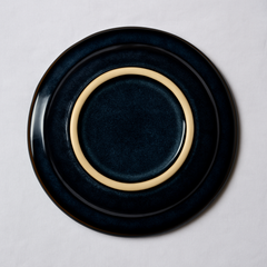 Handmade Ceramic Soup/Pasta Bowl with Blue Speckles – Dark Blue